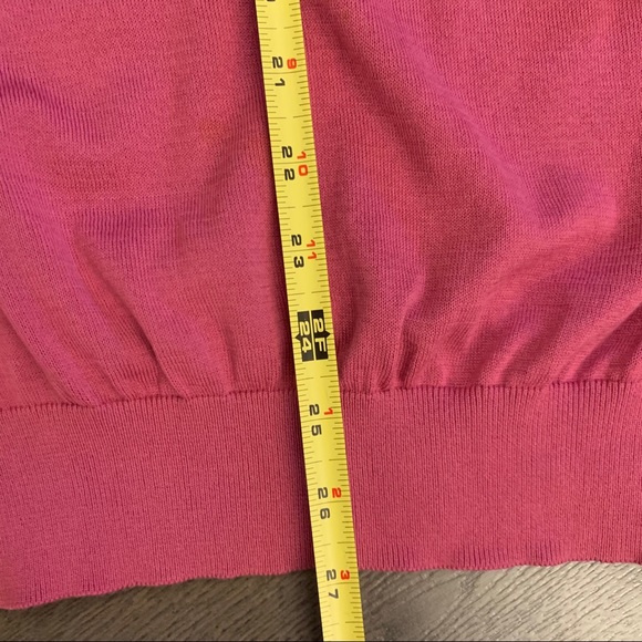 Reiss men’s cotton pink sweater (Sz L) - Picture 6 of 10